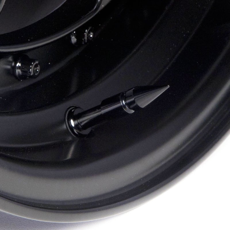 Circuit Performance VC6 Series Black Aluminum Valve Stem Caps (Set of 4) - Image 2
